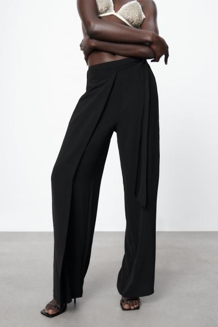 Pantalón-pareo de Zara