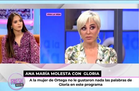 Gloria Ortega aclaró sus palabras sobre Ana María Aldón.