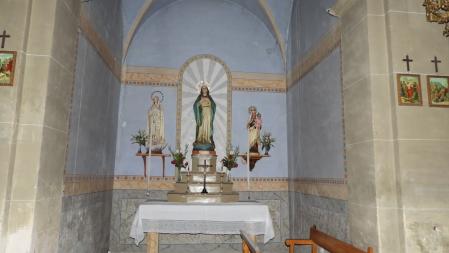 Capilla de la iglesia.