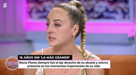 Rocío Flores, rota al recordar a Rocío Jurado