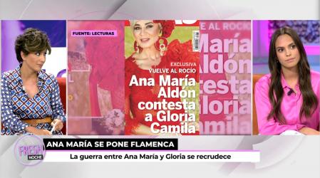 Gloria Camila contestó a la polémica entrevista de Ana María Aldón.