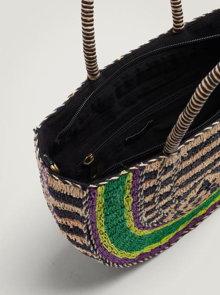 Bolso de paja multicolor de Parfois