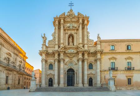 Exterior de la catedral de Siracusa