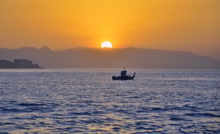 Amanecer en la Costa del Sol.