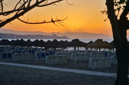 Amanecer en la Costa del Sol.