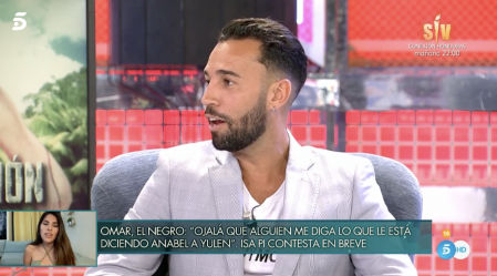 Omar Sánchez se ha sentado en el plató del programa presentado por Jorge Javier Vázquez