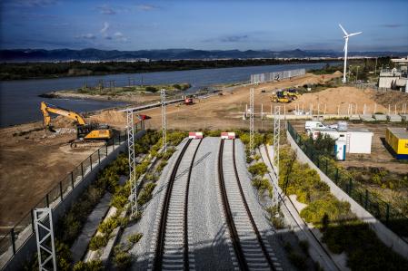 Obras de acceso al puerto de Barcelona