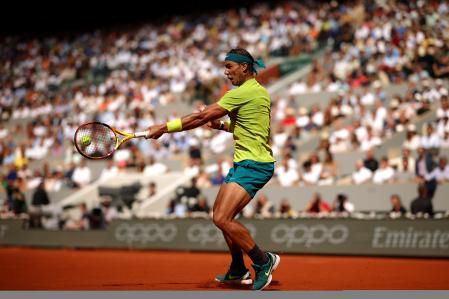 Rafael Nadal, este domingo en París