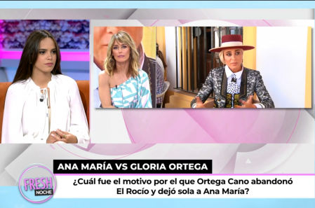 Gloria Camila explicó por qué su padre se había marchado del Rocío.