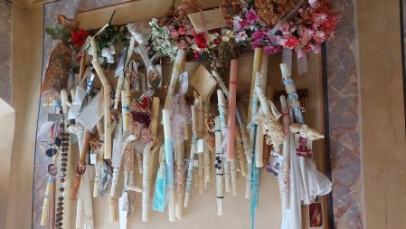 Interior del santuario de Falgars.