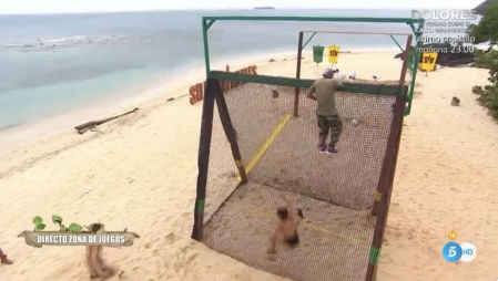 'Supervivientes 2022': Momento de la caída de Anabel Pantoja desde gran altura