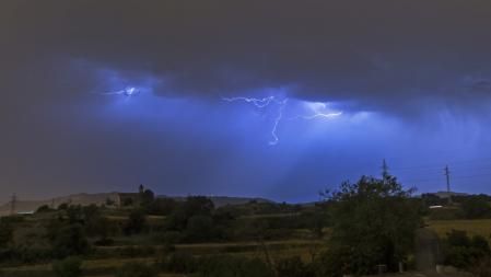 Tormenta eléctrica en Manlleu.