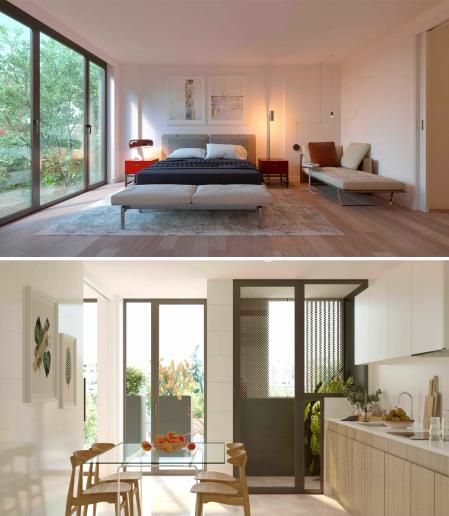 Estas son algunas de las imágenes modelo del impresionante ático de Tamara, diseñado por Kronos Homes y A-cero arquitectos.