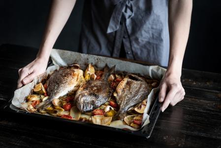 Pescado al horno