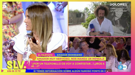 Marta López ha llamado en directo a Amador y se ha negado a hablar