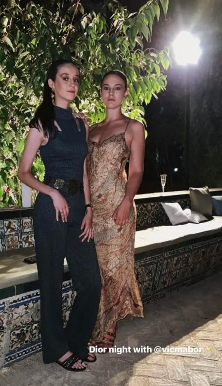 Victoria Federica y Rocío Laffón en la cena de Dior en Sevilla