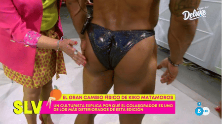Terelu Campos tocando el culo a un culturista en ‘Sálvame’
