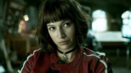 Corberó en su papel como Tokio en 'La Casa de Papel', el personaje que la lanzó a la fama internacional