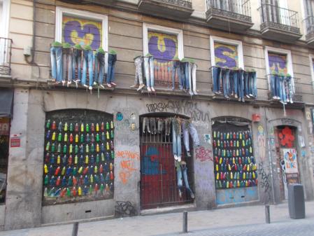Arte callejero en Malasaña.