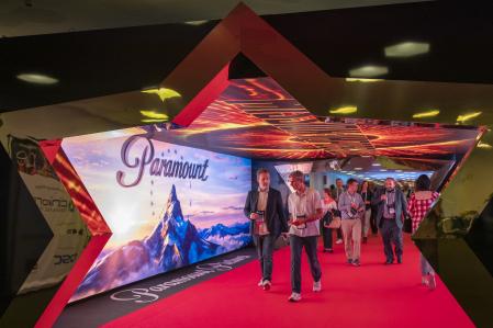 Ambiente general del congreso CineEurope, que se celebra en el CCIB