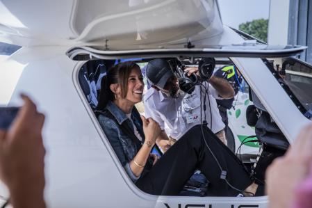 22 / 06 - 2022 / Sabadell / Primer vol d'un avió elèctric a Espanya / Foto: Llibert Teixidó