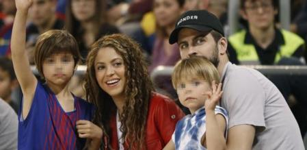 Shakira y Gerard Piqué son padres de Milan (9) y Sasha (7).