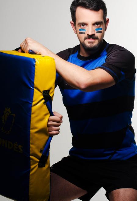 David Guerrero juega a rugby en los Madrid Titanes