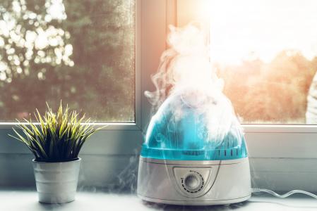 El humidificador hidrata el aire