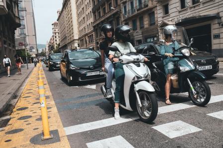 Barcelona es la provincia española con más vehículos motorizados de dos ruedas 