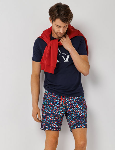 Bañador con motivos geométricos de la marca Roberto Verino