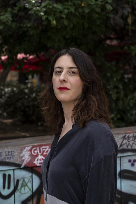 Lucia Lijtmaer, escritora, fotografiada en el barrio de Tribunal, Madrid.
Foto: Olmo Calvo