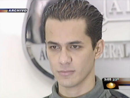 Raúl Marroquín, una vez detenido