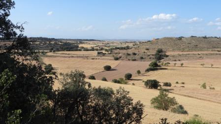 Solución al Reto visual con la posición del campanario señalizada.