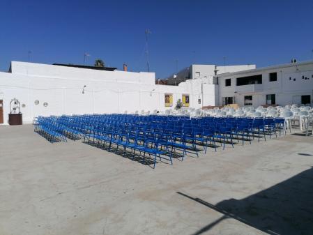 Cine al aire libre de Tomares.
