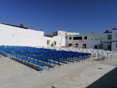 Cine al aire libre de Tomares.
