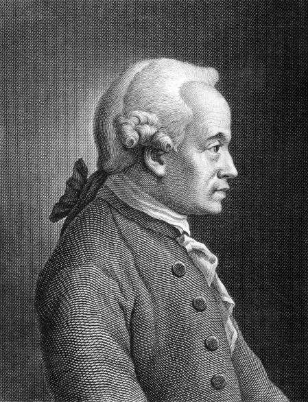 Retrato de Inmanuel Kant