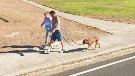 Las siguientes imágenes de la calle de Google Maps desvelan la verdad sobre el perro