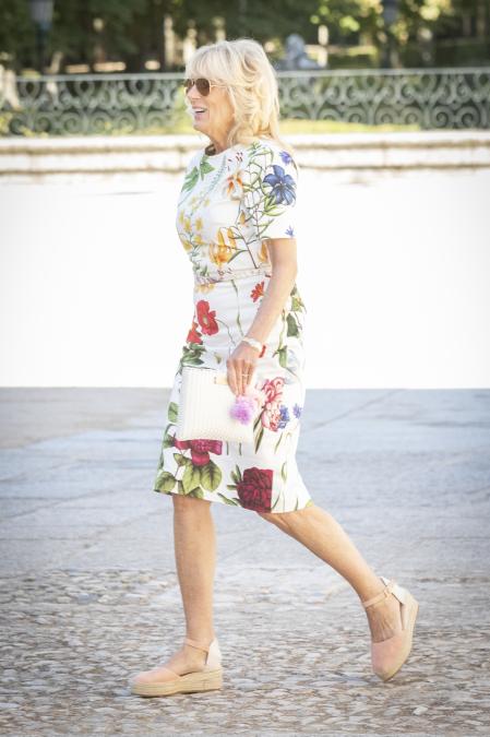 Jill Biden visita la Granja de San Ildefonso en Segovia