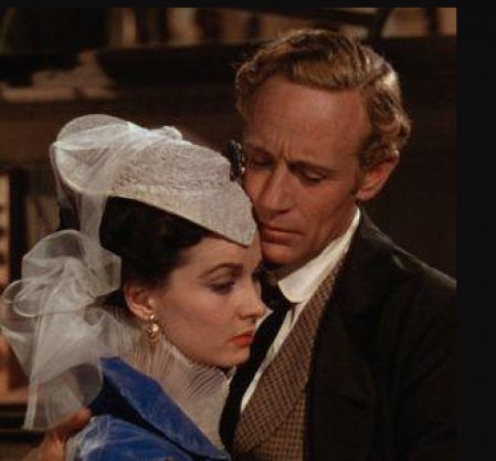 Junto a Vivien Leigh en 'Lo que el viento se llevó'