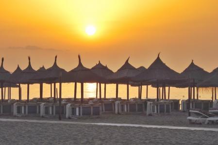 Bochorno y calima en la Costa del Sol.