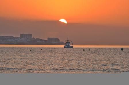 Bochorno y calima en la Costa del Sol.