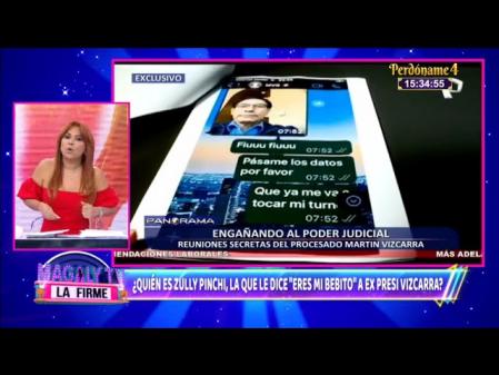 Imágenes de la conversación entre Vizcarra y Ramírez del Castillo