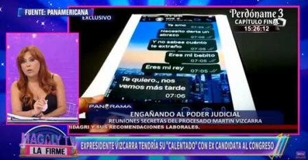 Imágenes de la conversación entre Vizcarra y Ramírez del Castillo