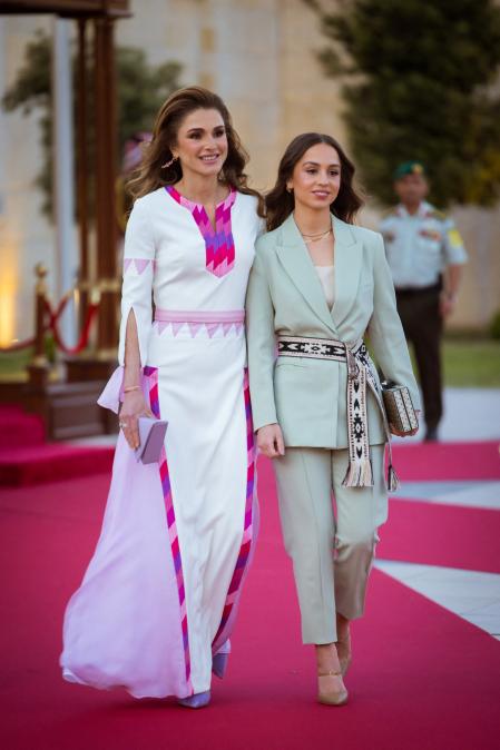 Queen Rania and her daughter Princess Iman bint Abdullah II.