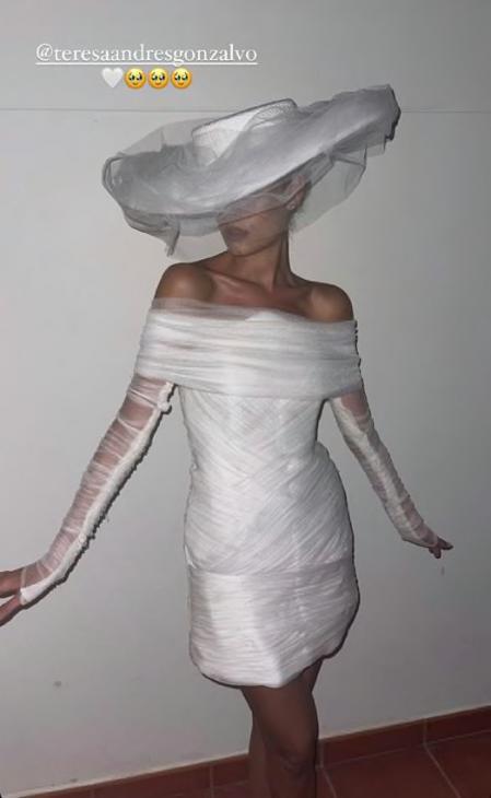 Teresa Andres con el tercer vestido