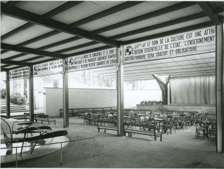 Interior del Pabellón de la República.