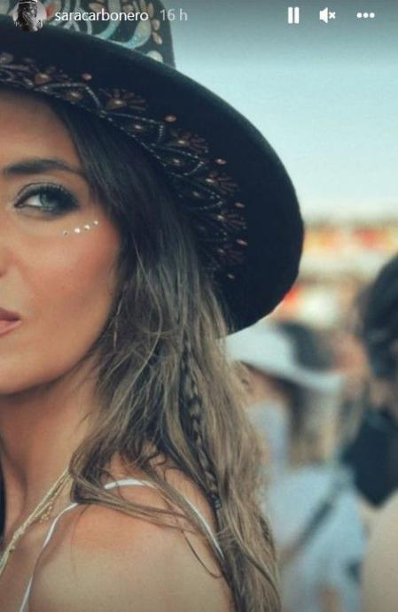 Detalle del look de belleza de Sara Carbonero