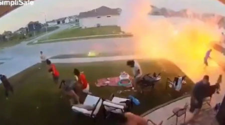 La explosión ocurrió en la celebración del 4 de julio