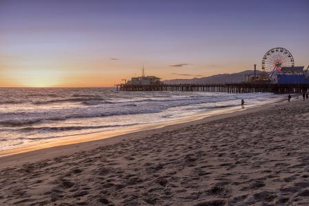 Santa Mónica Beach es el punto exacto en el que termina la Ruta 66