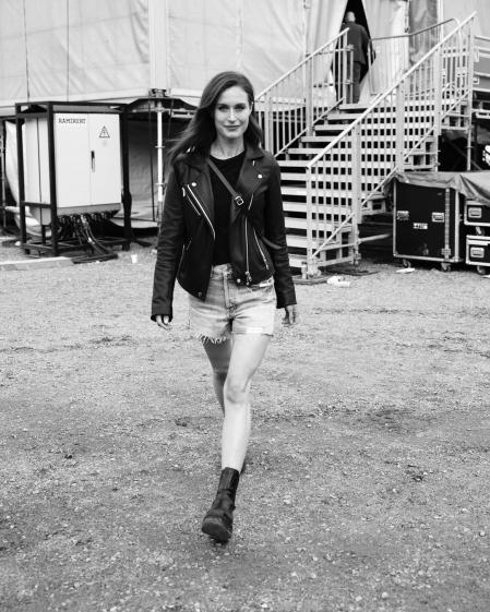La primera ministra de Finlandia en un festival de música